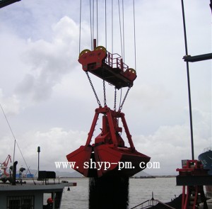 Motor Hydraulic grab for container crane