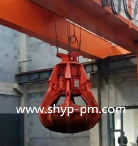 Motor Hydraulic orange peel grab