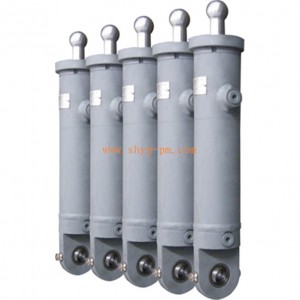 Lock pin oil cylinder