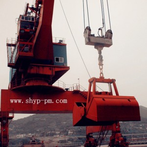 Motor Hydraulic grab for portal crane