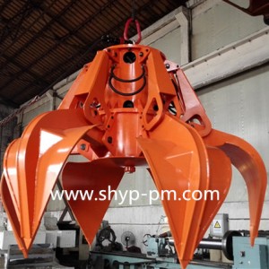 Motor Hydraulic orange peel grab