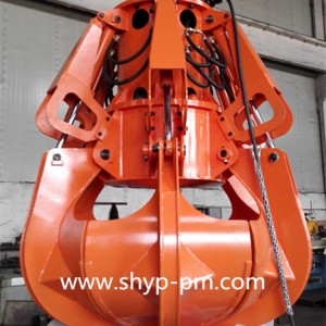 Motor Hydraulic orange peel grab