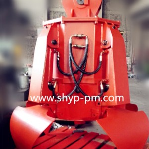 0.3m3 motor hydraulic four peels grab